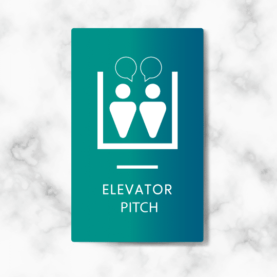 Презентация в лифте elevator pitch